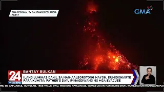 Ilang lumikas dahil sa nag-aalborotong mayon, dumidiskarte para kumita... | 24 Oras Weekend