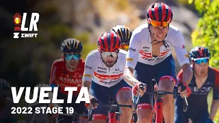 Roglic Speaks Out on Wright Whilst Trek Control | La Vuelta 2022 Stage 19 | Lanterne Rouge x Zwift