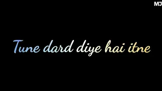 Tune dard diye hai Itne WhatsApp Status💕💔 || Tu bhi royega Mahi WhatsApp Status 😭❤️ || Lyrics