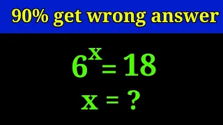 How to solve for x in exponential problem | A hard math olympiad question simplification