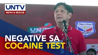 Resulta ng cocaine test ni Pangulong Marcos noong 2021, negatibo — drug analyst