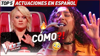 100% Unexpected SPANISH Songs on The Voice!