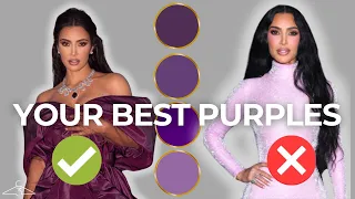 How to Find your Best Shade of PURPLE | Seasonal Color Analysis 🍇