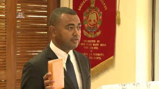 Fijian President officiates the Swearing In Ceremony for the new Resident Magistrate