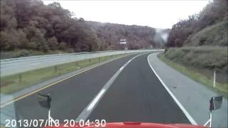 Deer on the WV turnpike