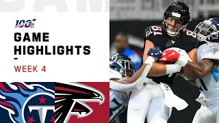 Titans vs. Falcons Week 4 Highlights | NFL 2019