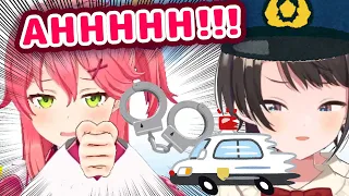 Miko Gets Arrested By Oozora Police After Her Hands Get Stuck Together【ENG Sub/Hololive】