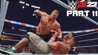 WWE 2K23 Showcase Part 11: John Cena vs. Brock Lesnar All Objectives (SummerSlam)