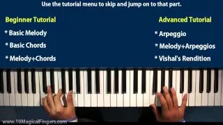 Tujh Mein Rab Dikhta Hain  Piano Tutorial / Lessons | Beginner & Advanced Piano Tutorial