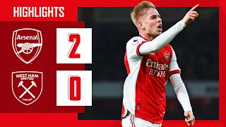 HIGHLIGHTS | Arsenal vs West Ham (2-0) | Premier League | Martinelli, Smith Rowe