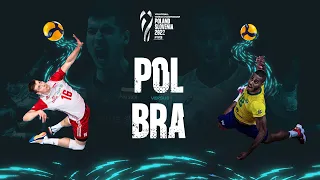 🇵🇱 POL vs. 🇧🇷 BRA - Highlights Semi Finals | Men's World Championships 2022