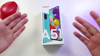 Samsung Galaxy A51 Распаковка Комплектация и Первое Знакомство