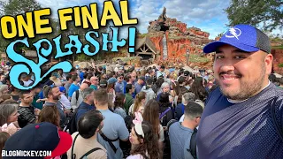 SPLASH MOUNTAIN CLOSING DAY INSANITY! CLOSED FOREVER! What Happened On Its Final Night!