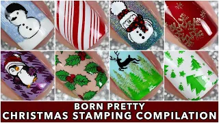 Christmas Born Pretty Stamping Compilation || Nail Art || caramellogram