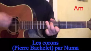 Les corons (Pierre Bachelet) Cover / reprise guitare  avec accords 1982
