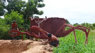 How To Build Swimming Pool Outline And Mud Crab House By Ancient Skill