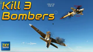 🔴 I Kill 3 Enemy Bombers Using Bf 109 G-2 Trop - War Thunder Air Realistic Battle Gameplay