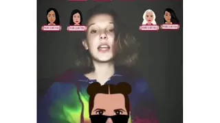 Millie Bobby Brown singing 'Girls like you'