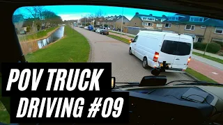 4K POV Truck Driving #09 - Mercedes Actros - Oud-Beijerland, Netherlands 🇳🇱