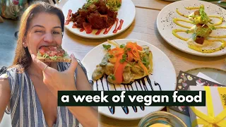 vegan what i eat in a week ( between homes / at my dad's! )