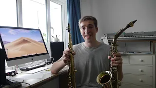 Soprano vs Alto saxophone | The difference between them! | Sax Vlog #15