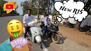 14 FEBRUARY VLOG😎  #viral #basantpanchami #vlog #r15 #festival