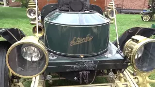 Starting a 1910 Stanley Steamer - Catching Fire - Full Version