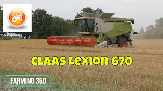 Harvest 2018 | Claas Lexion 670 combine harvesting barley