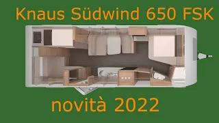 Knaus Südwind 650 FSK novità 2022