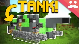 Making a WORKING TANK in Minecraft!