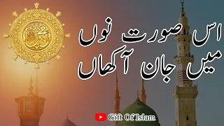 Is Sorat Nu Main Jan Akhan | Pyare Muhammad ﷺ | Hazrat Mehar Ali Shah Sahib | #GiftOfIslam