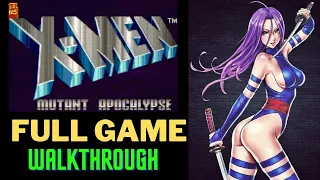 X Men Mutant Apocalypse - Full Game Walkthrough (SNES game) - (All chapters, boss fight) - 60 fps