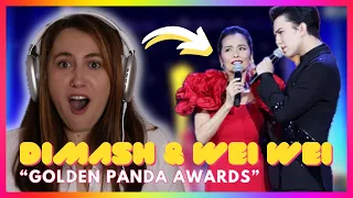 Dimash Qudaibergen & Wei Wei "Golden Panda Awards" | Mireia Estefano Reaction Video