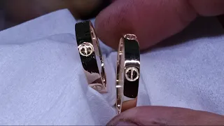 Make custom 22k #wedding ring #video💯 handmade 😍#