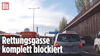 Skandal bei Protest: Klima-Kleber blockieren Rettungswagen | Berlin