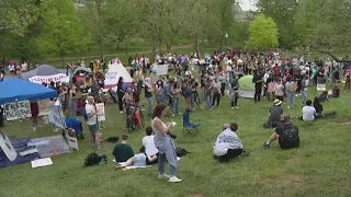 Campus protests resume with continued calls for IU Bloomington's president to resign