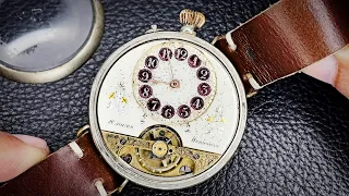 Restoration of an Amazing Hebdomas 8 Days Watch - Very rare - Over 100-years-old