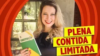 Normas de eficácia PLENA, CONTIDA E LIMITADA - Dicas simples para aprender!