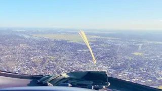 Landing a gyroplane at Parafield Airport