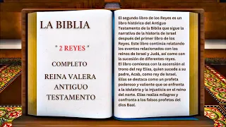 ORIGINAL: LA BIBLIA SEGUNDO LIBRO DE LOS " 2 REYES " COMPLETO REINA VALERA ANTIGUO TESTAMENTO