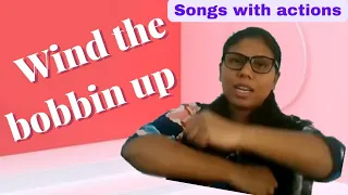 Action song|wind the bobbin up|songs for kids