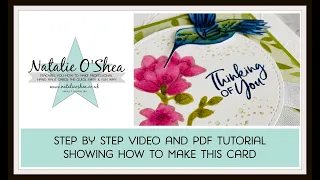 112. Stampin' Up! A Touch of Ink Sale-a-Bration 2021 hand made card step by step tutorial