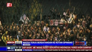 Pendukung Ahok Terus Berdatangan ke Rutan Cipinang