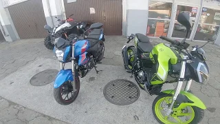 Cena SERWIS koszt dostępność części KEEWAY RKF and RKS EVO 125 vs KTM Duke 125 V-max wady Zalety