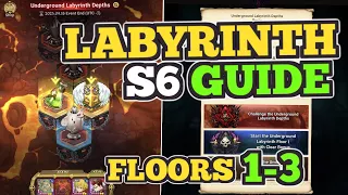 LABYRINTH SEASON 6 ALL FLOORS Guide! Seven Deadly Sins Grand Cross