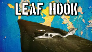 Forging a Leaf Hook (Hand Forged Hooks)