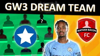 FPL GW3 DREAM TEAM | Fantasy Premier League 2020/21 Gameweek 3