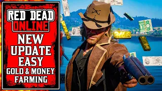 The NEW Red Dead Online Update Has Incredibly Easy GOLD & Money Farming Methods.. (RDR2)