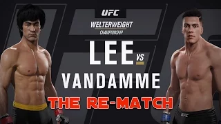 EA SPORTS UFC 2 - Bruce Lee v Jean Claude Van Damme II - THE RE-MATCH @60fps