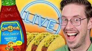 🔴Eat With Keith LIVE | Keith's Big Taco Night Experience